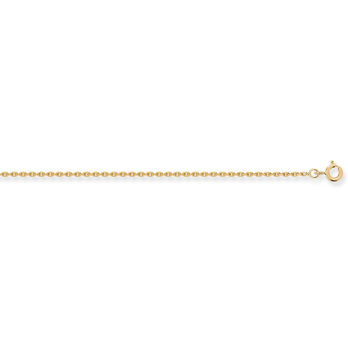 Chaine Brillaxis maille forçat or jaune 18 carats