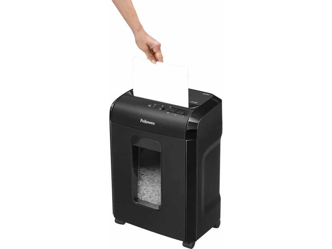 Fellowes Powershred 10M - Finskæremaskine - mikro-shred - 2 x 12 mm - P-5