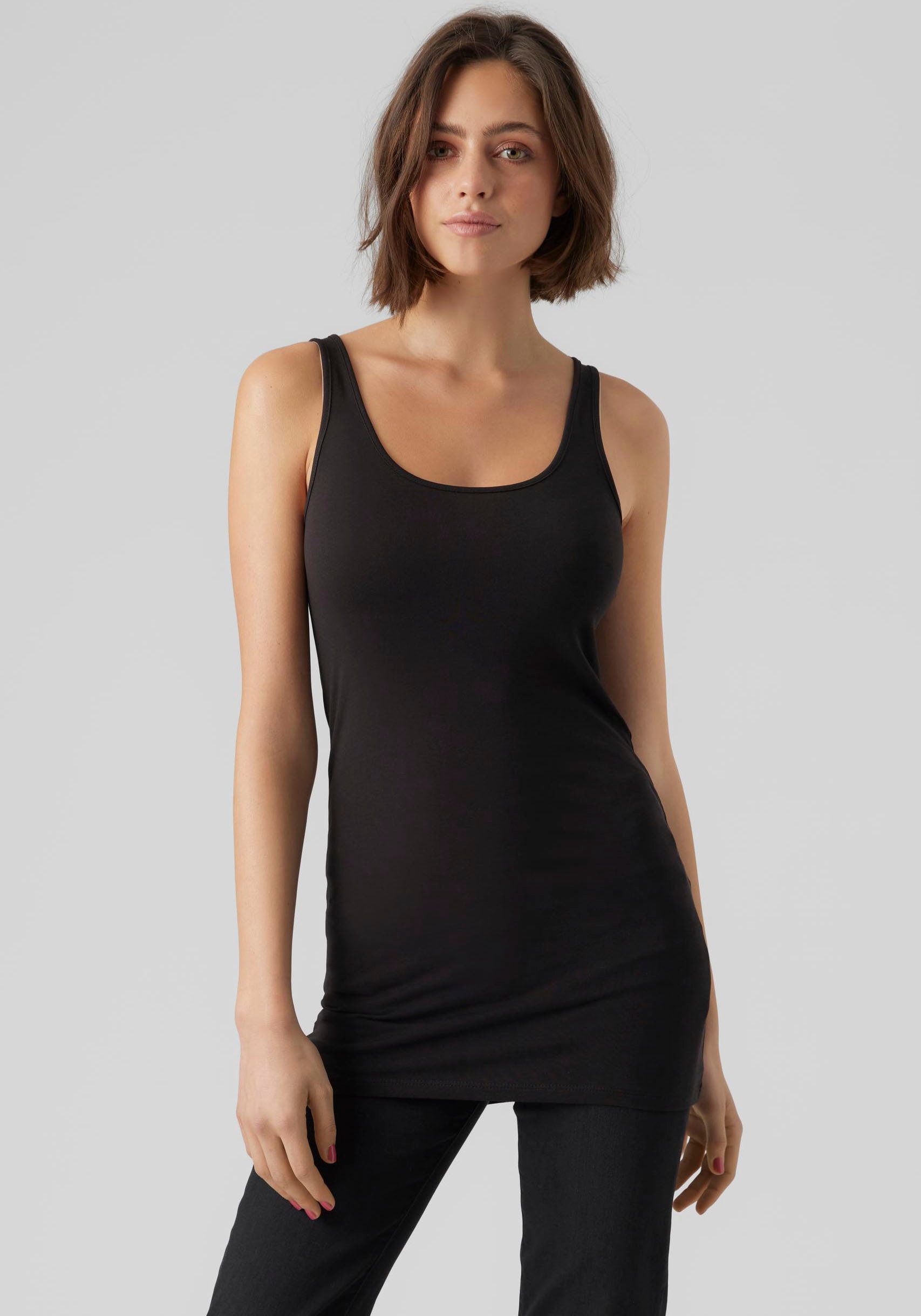 Vero Moda Tanktop »VMMAXI MY SOFT LONG TANK TOP 2-PACK«, 2 Stk.