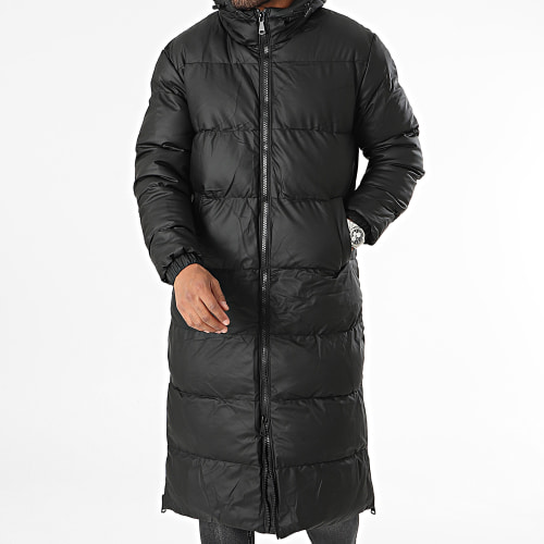 Doudoune Capuche Longue Noir