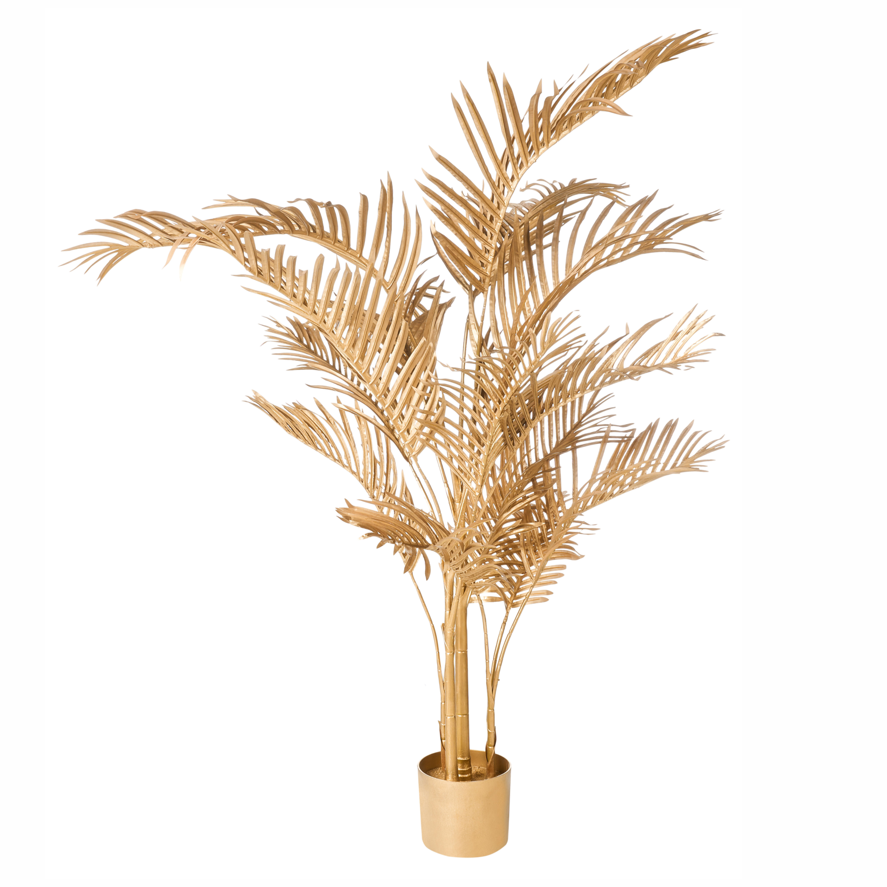 Beliani - ARECA PALM - Kunstplant - Goud - 160 cm - Kunststof