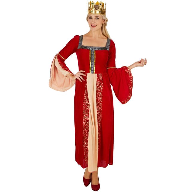 Middelalder dronning kostume