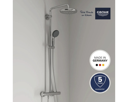 Douchekolom incl. thermostaat GROHE Vitalio Start 210 chroom 26538000
