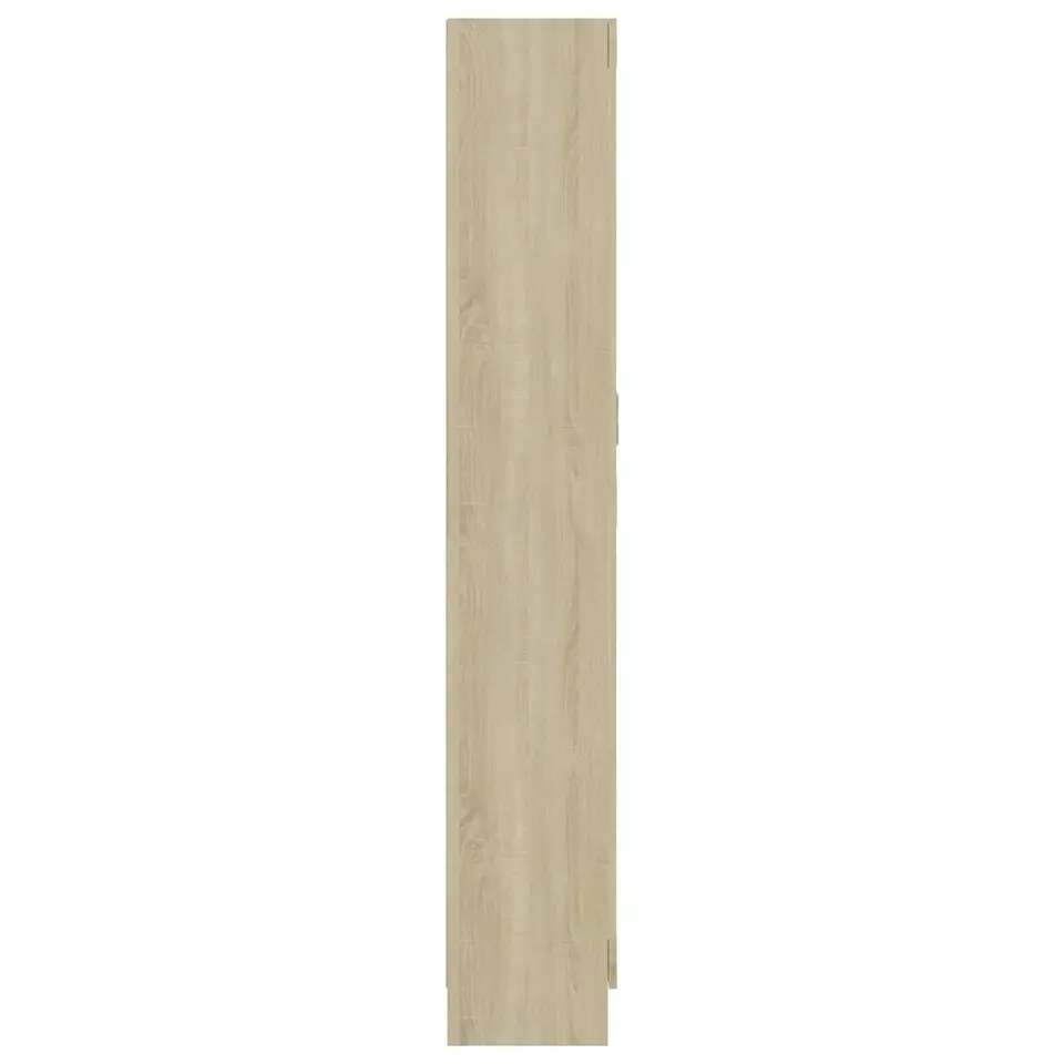 vidaXL - Boekenkast - Bruin - Bewerkt hout