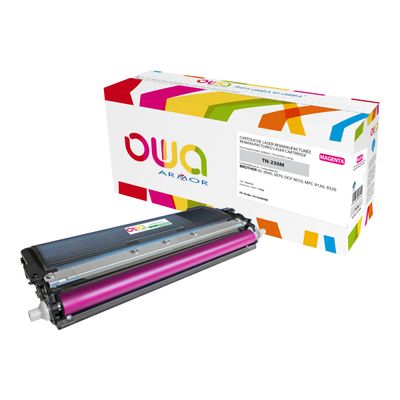 Cartouche laser compatible Brother TN230 - magenta - Owa K15349OW