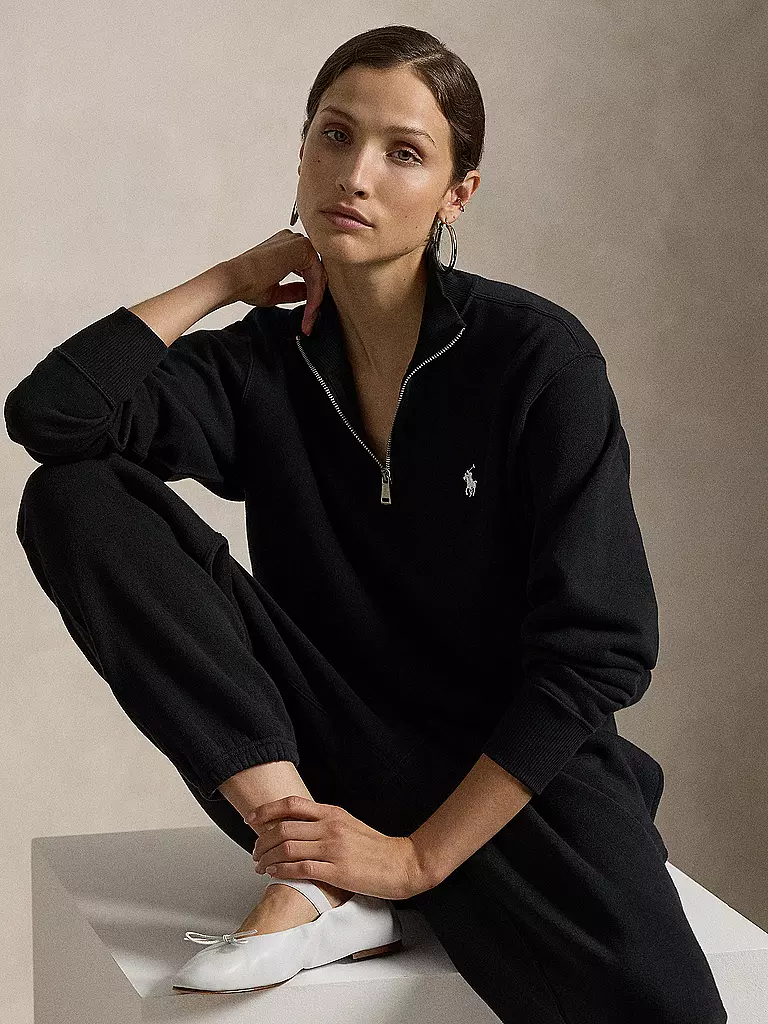 POLO RALPH LAUREN Troyerpullover schwarz