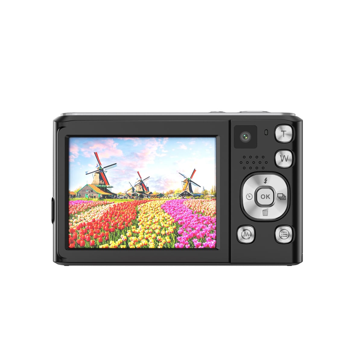 4K HD digitalkamera med stabilisering DC308 Sort