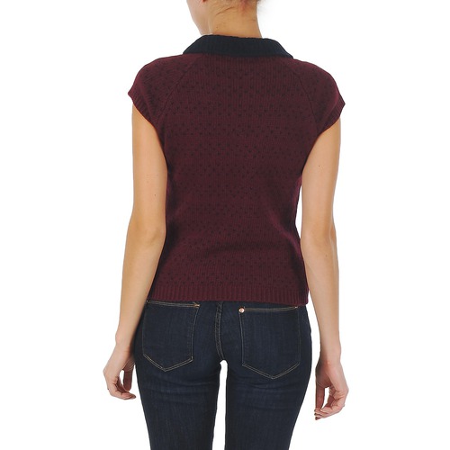 Manoush - TOP CROCHET CUR - Bordeaux