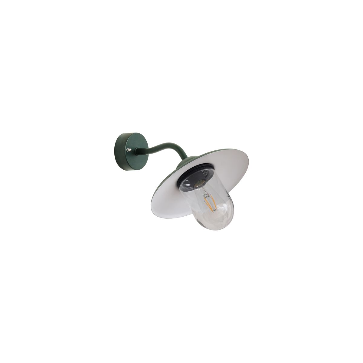 Buitenwandlamp donker groen IP44 - Munich