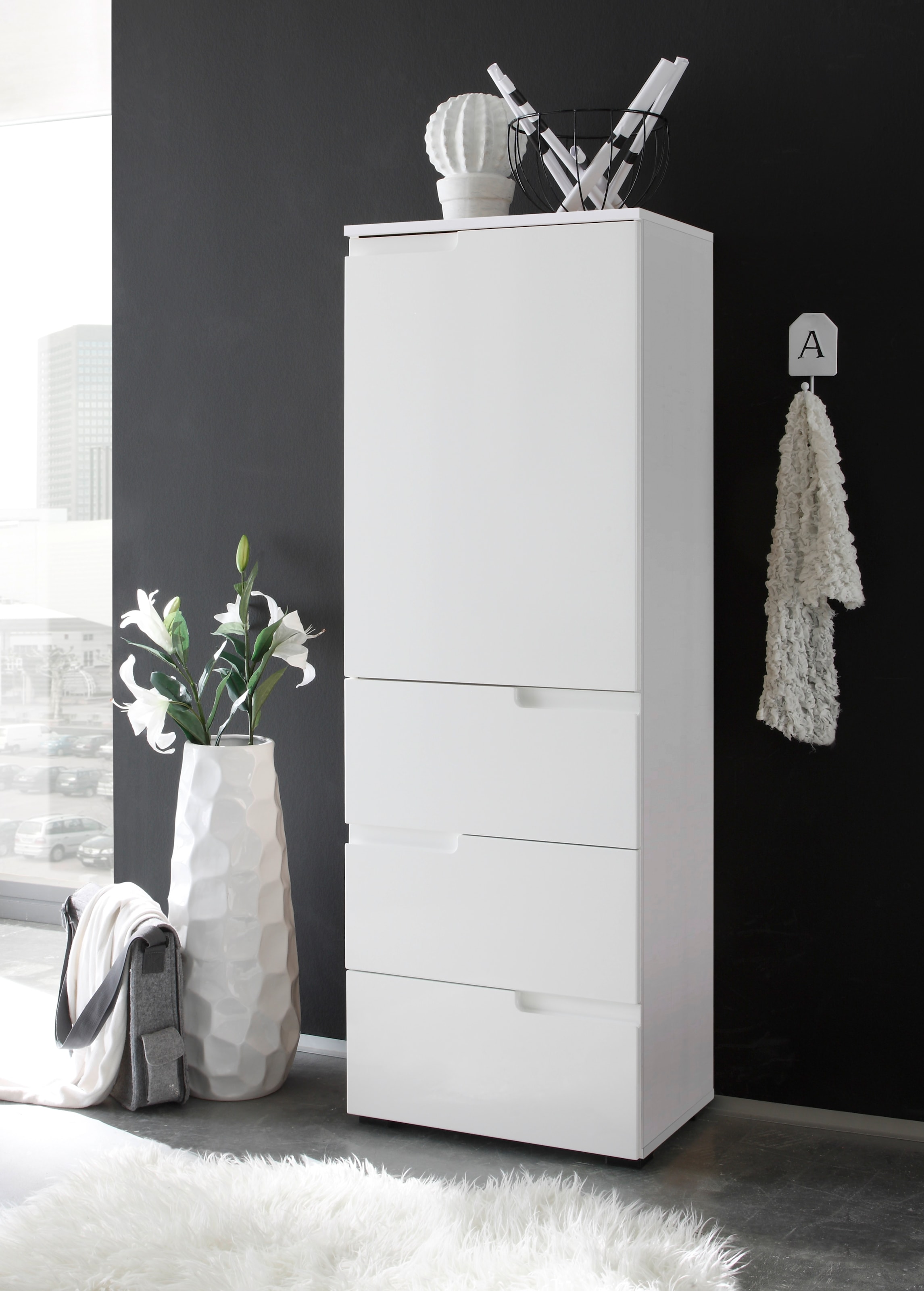 BEGA OFFICE Aktenschrank »Spice« Mehrzweckschrank mit Griffmulden, 3 Schubladen, 50x145 cm