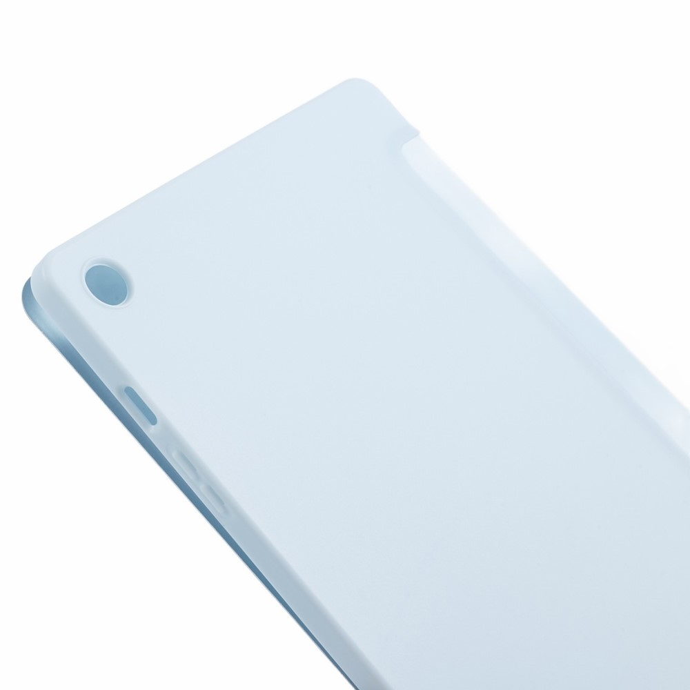 Samsung Galaxy Tab A9  Plus Leder Tasche Flip Cover Hülle - Babyblau