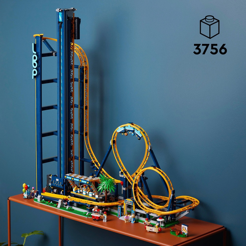 LEGO Icons 10303 Loop Coaster Achterbahn-Set für Erwachsene