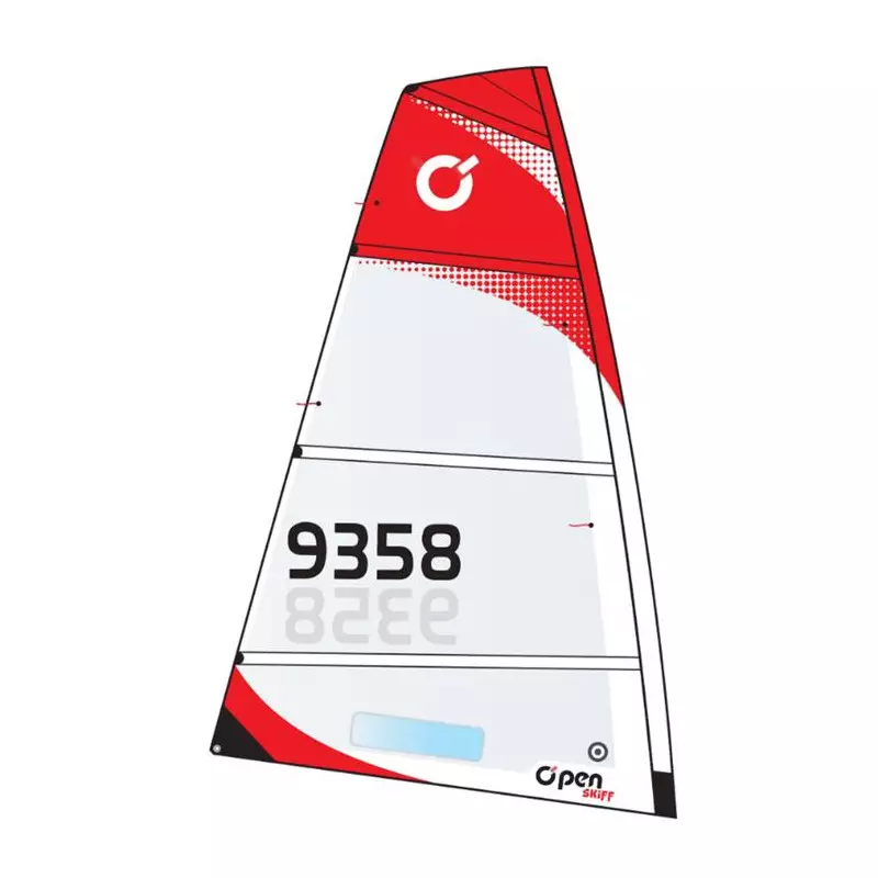 Voile bateau BIC o´pen skiff dacron 3.8