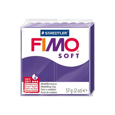 Pâte Fimo Soft - Prune - 57G