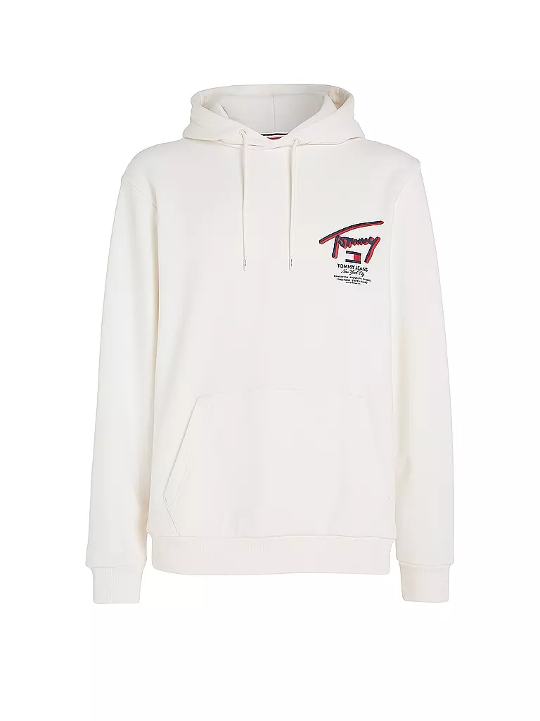 TOMMY JEANS Kapuzensweater - Hoodie  weiss