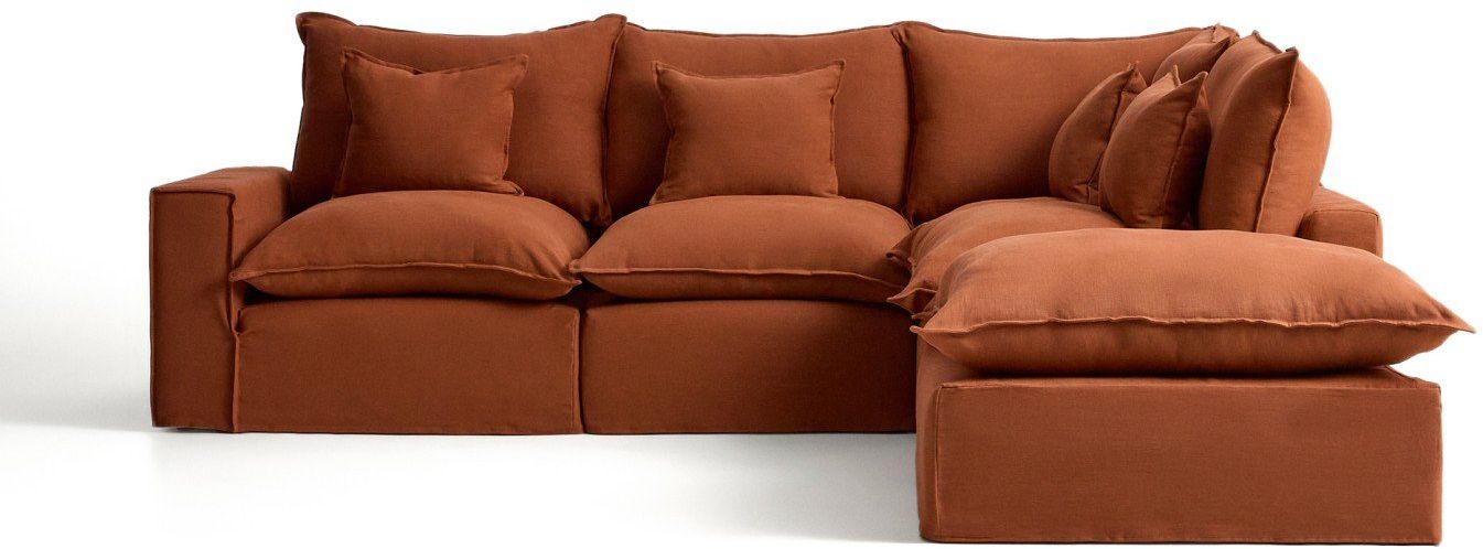 Kave Home Anarela Terracotta Hoekbank
