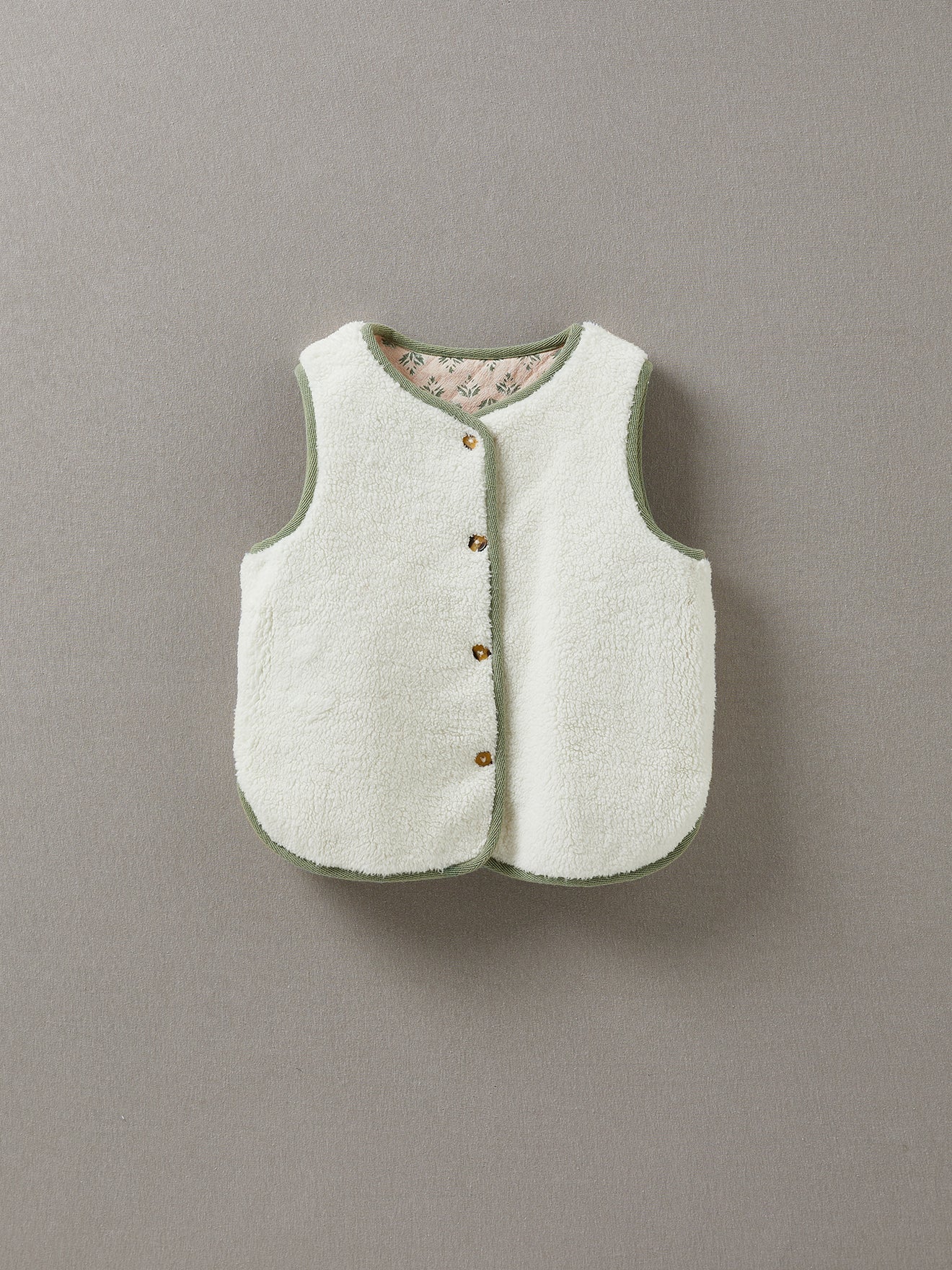 Gilet sans manches Fille réversible