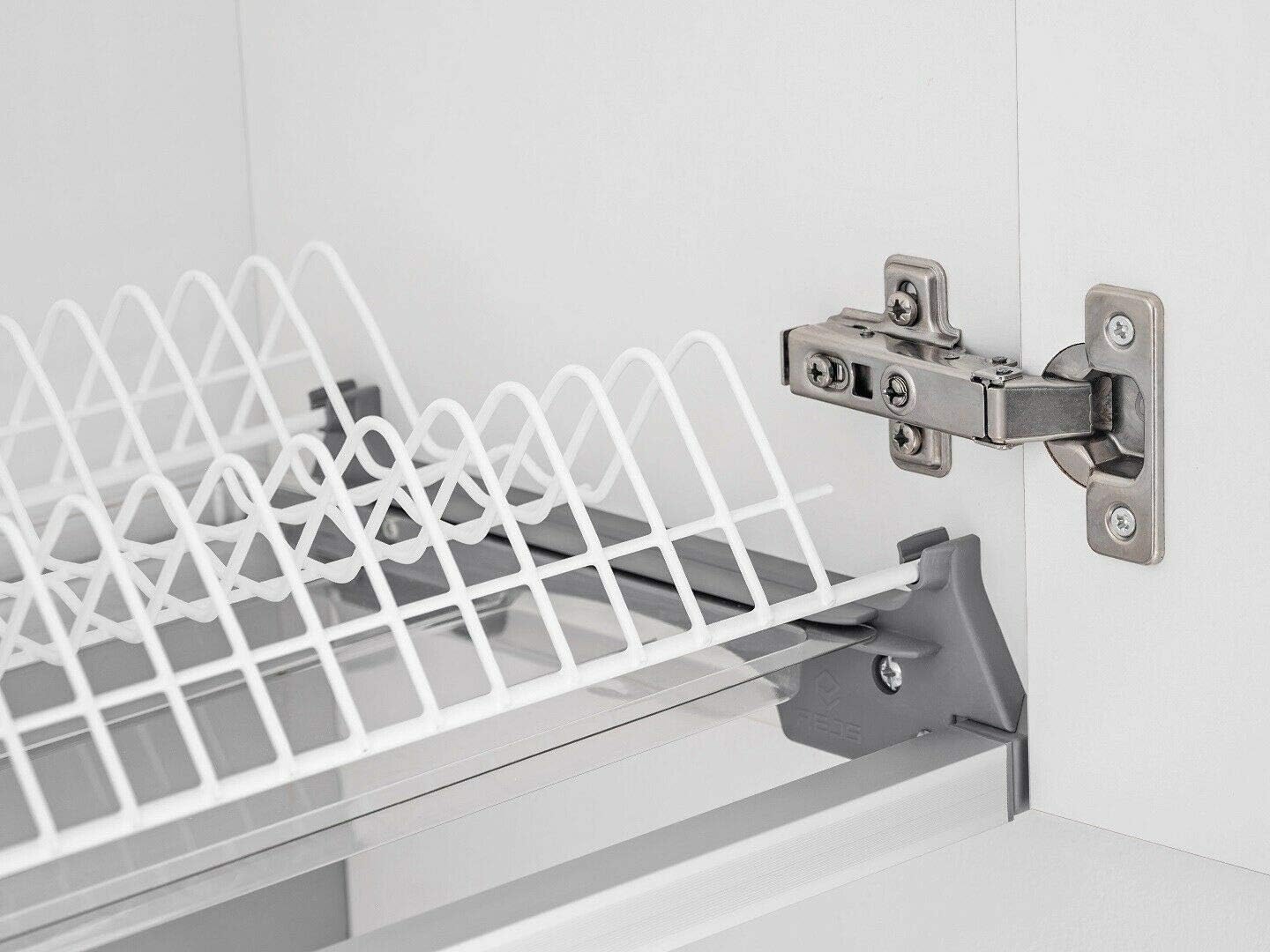 NAKA Küche Schränke Küchenzeilen EKO 260 cm Weiss Hochglanz/Soft Close