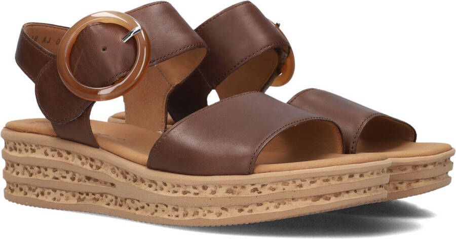 GABOR Dames 550.2 Maat: 40 Materiaal: Leer Kleur: Bruin