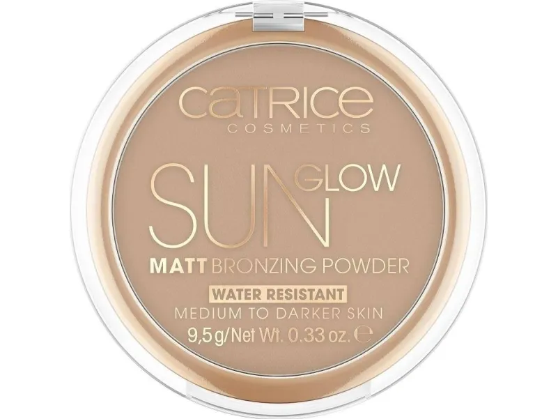 CATRICE Sun Glow Matt Bronzing, 9,5 g, Medium, Pudder, Ansigt, Universal Bronze, Neutral