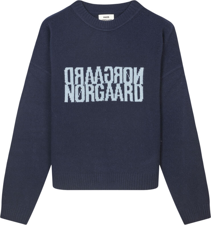 Mads Nørgaard - Copenhagen Recy Soft Knit Tilona Sweater Blå