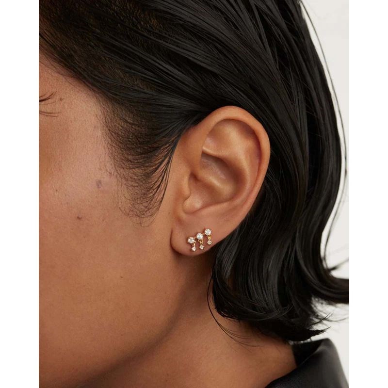 PDPAOLA Piercing - Sol - en argent doré