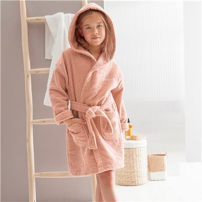 Peignoir de bain enfant Lauréat personnalisable - 400 g/m²
