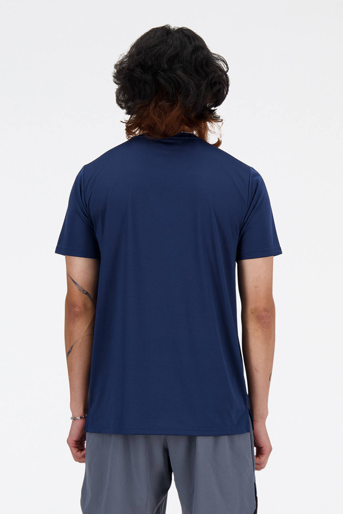 New Balance hardloopshirt donkerblauw