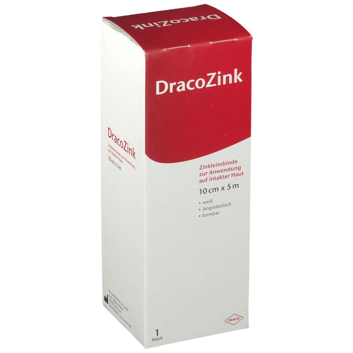 DracoZink Zinkleimbinde 10 cm x 5 m