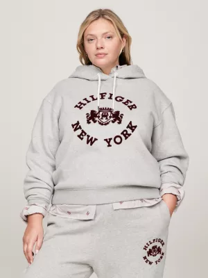 Moletom com capuz Curve Varsity Flocked