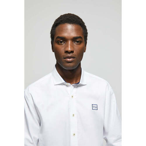 Polo Club - BLOCK FRAME MKT OXFORD SHIRT Blanco