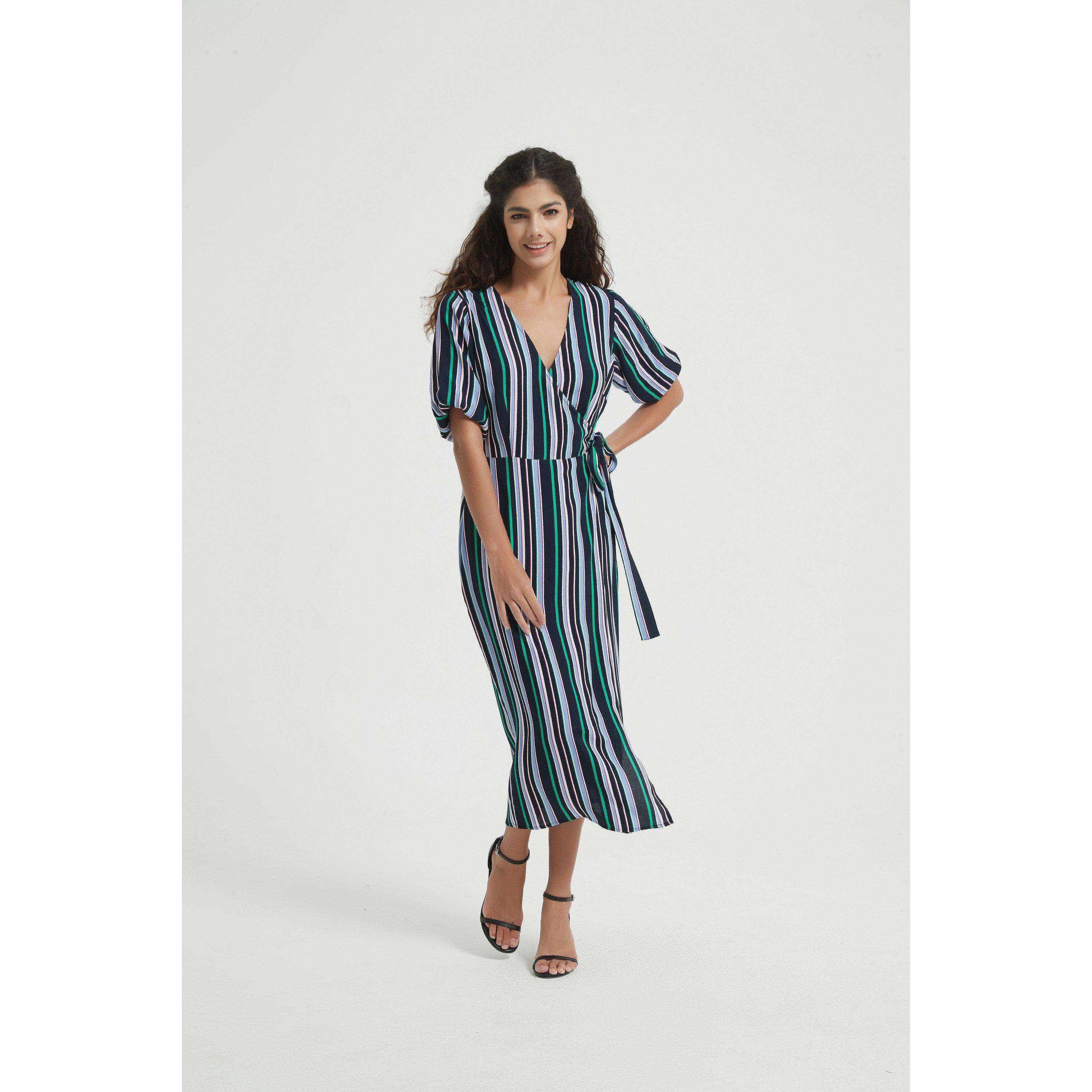 Be You Wrap Midi Dress