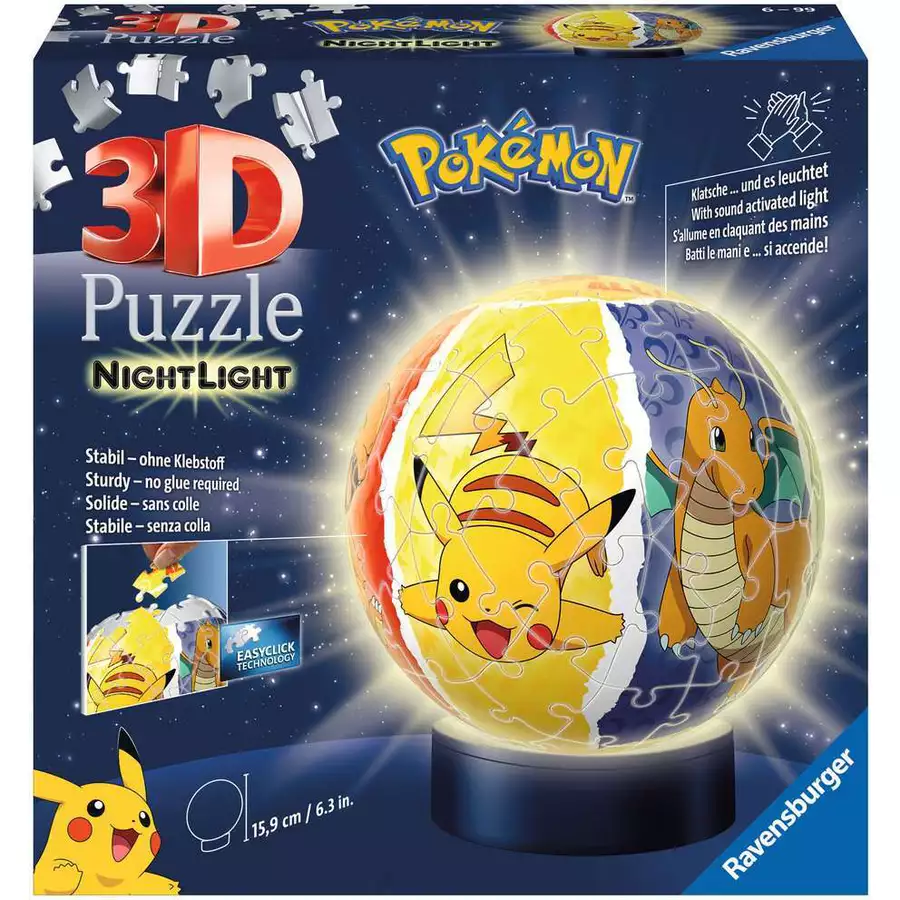Ravensburger Nachtlicht Pokémon bunt