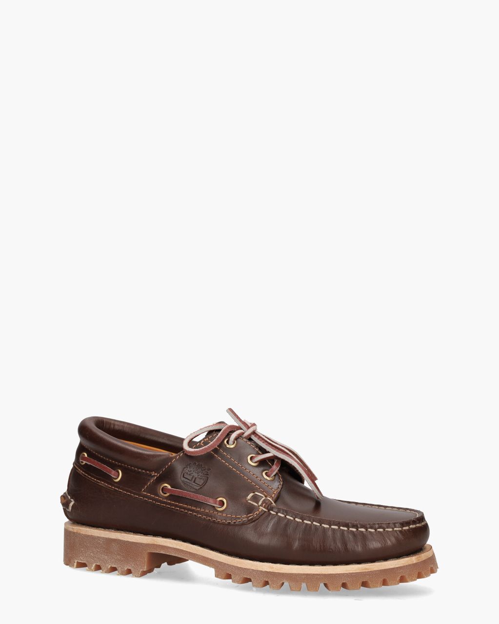 Timberland Authentics 3-Eye Classic Lug Boat Shoe Donkerbruin Heren Veterschoenen