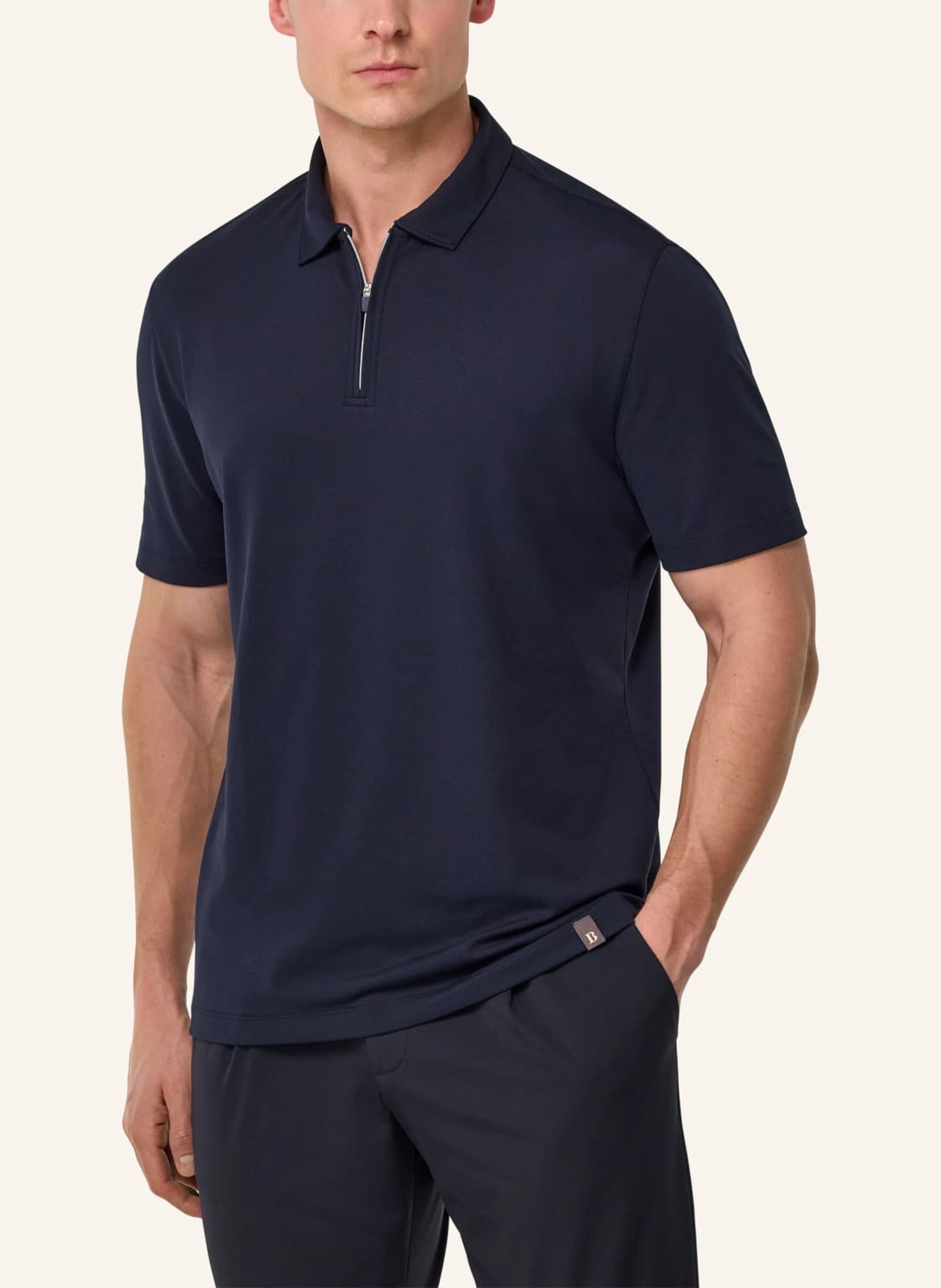 BOGGI MILANO Piqué-Poloshirt