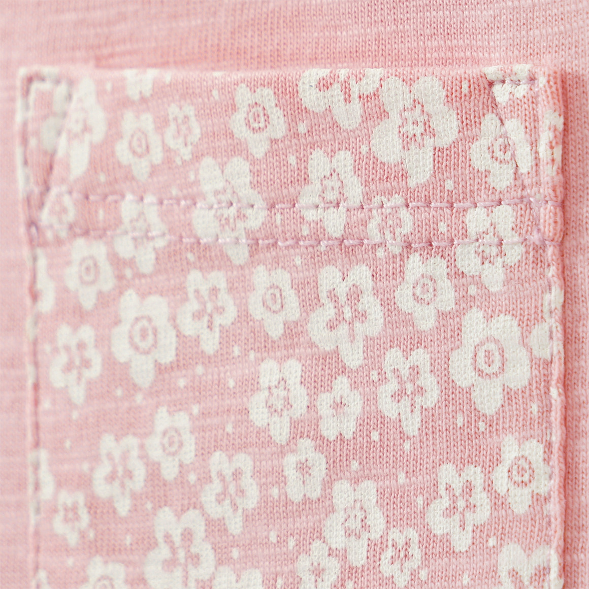 Topomini Newborn T-Shirt mit Brusttasche rosa