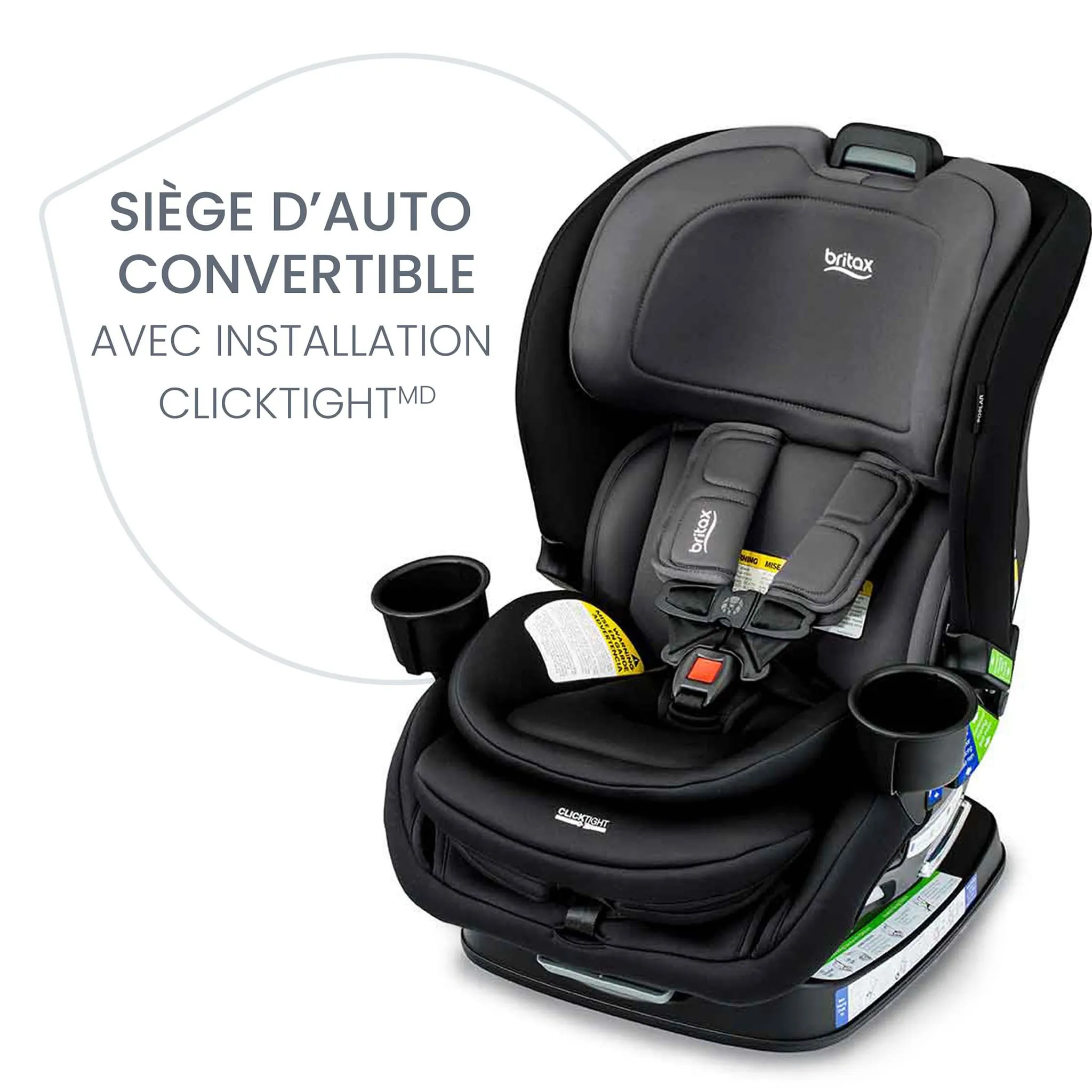 Britax Siège d'Auto 5-65lb Poplar™ - Onyx