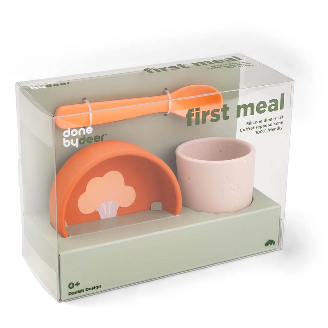Done By Deer First Meal Eetset oranje