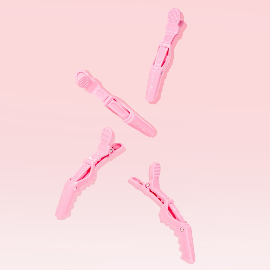 Mermade Hair Grip Clips Pink 4pcs