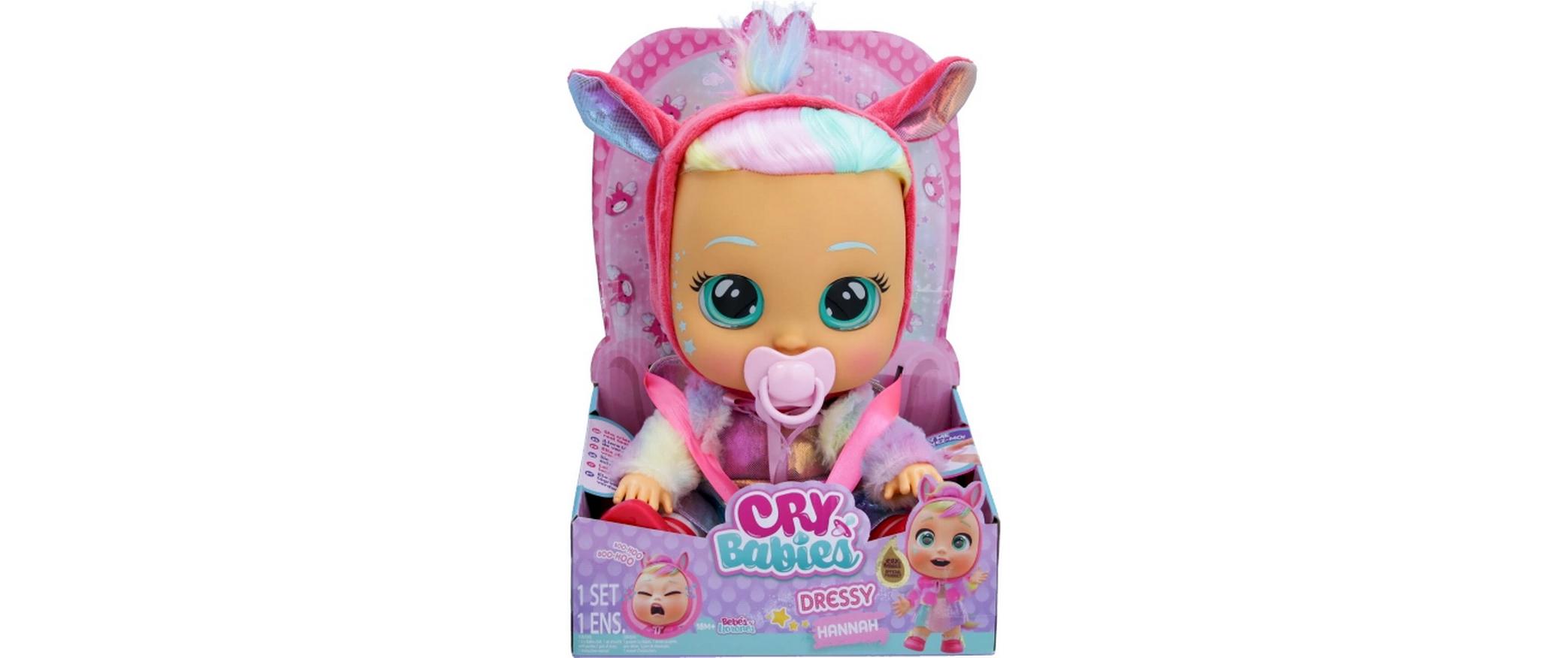 Puppe Cry Babies Dressy Fantasy Hannah 30 cmSpielpuppe
