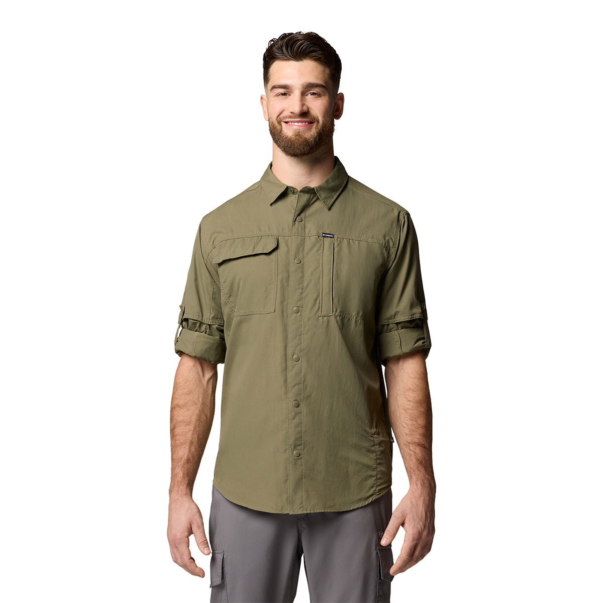 Columbia Skien Valley LS Skjorte, herre (Stone Green)