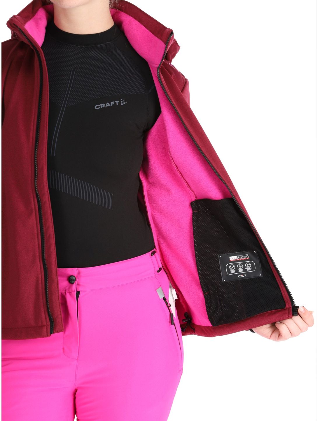 39A5006M softshell ski-jas dames