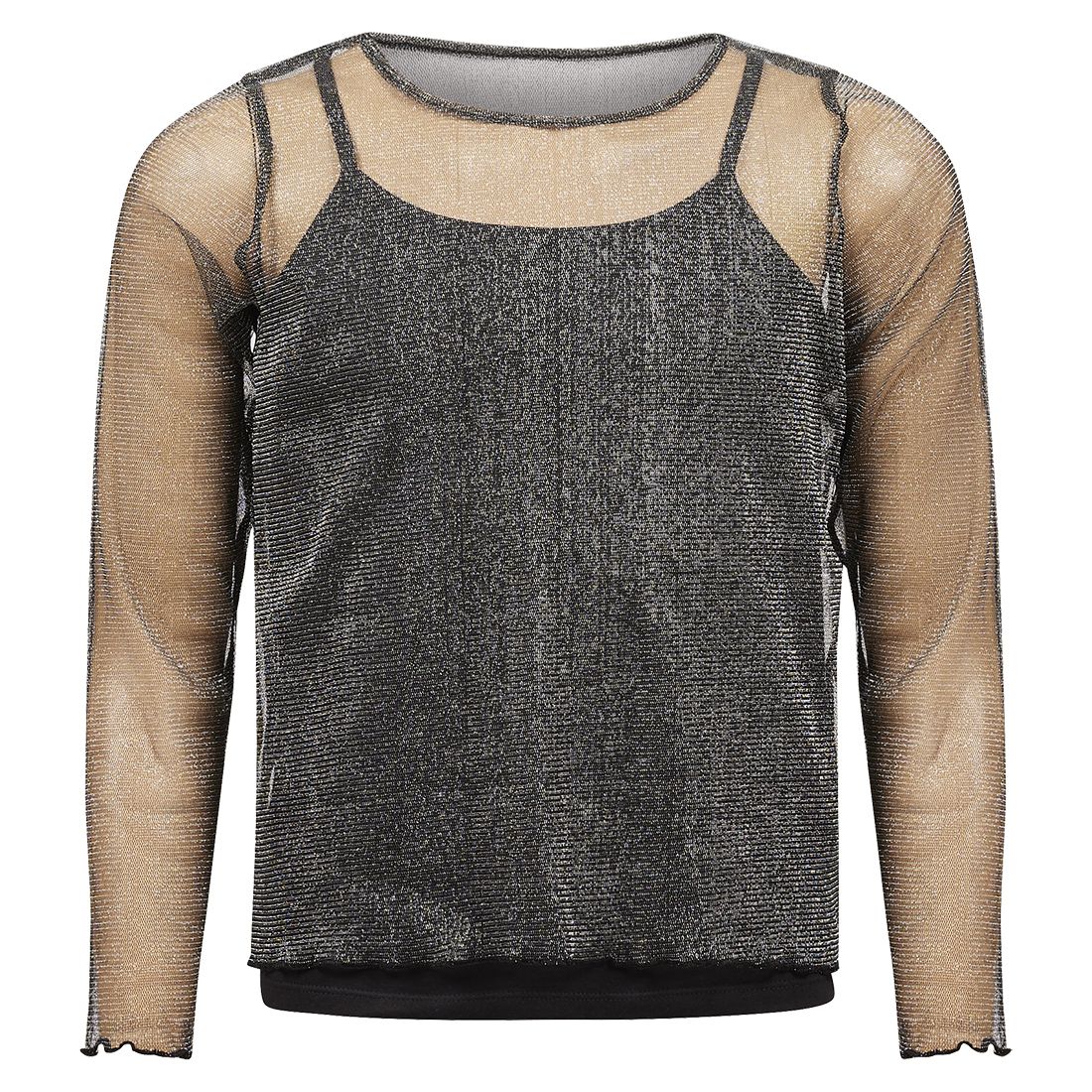 Topp i mesh Sparkly