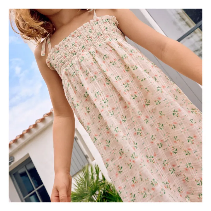 Lililotte Robe Olivia Fleurs | Ecru