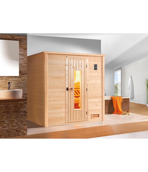Weka Sauna Bergen mit Holztür