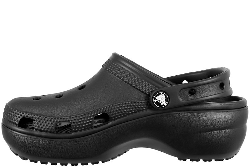 CROCS CLASSIC PLATFORM CLOG W CLOGS I SORT GUMMI