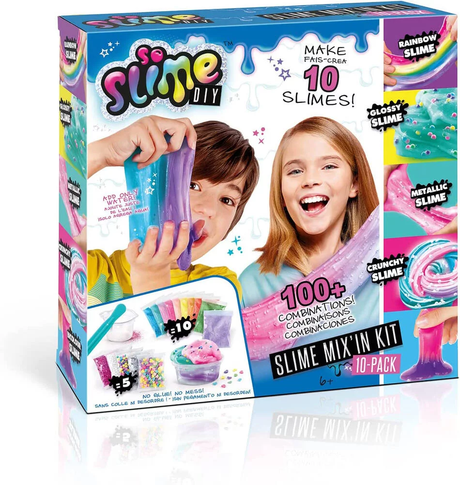 SLIME MIX'IN KIT - PACK 10 SLIMES