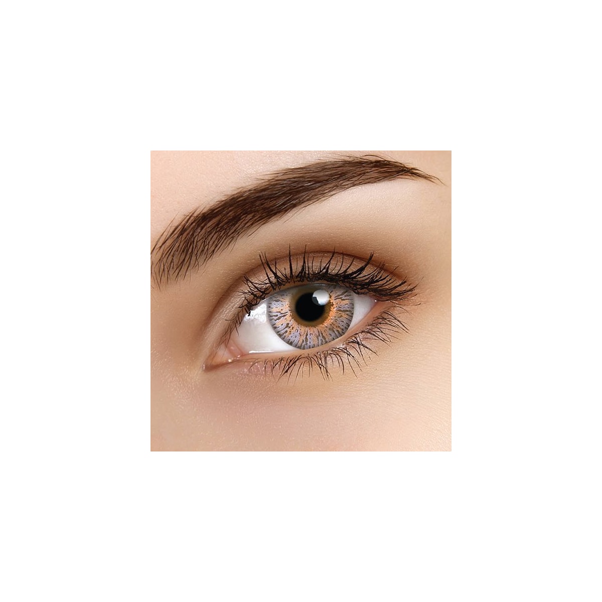 Fargede Linser Flash Glam Grå - 3 måneder