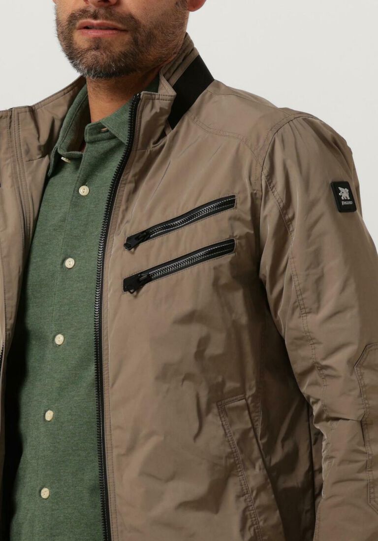 VANGUARD donkergrijze vanguard jack short jacket flighter wheelster
