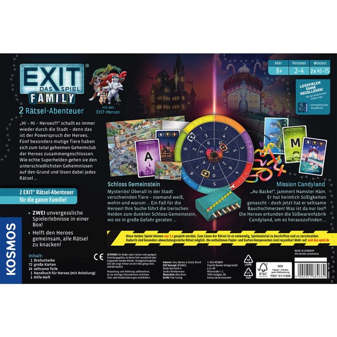 EXIT®- Das Spiel - Family - 2 Rätsel-Abenteuer